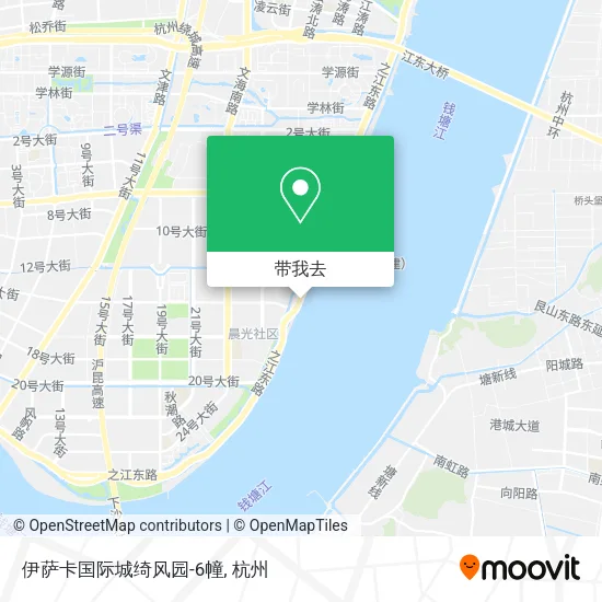伊萨卡国际城绮风园-6幢地图