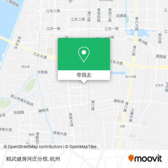 精武健身河庄分馆地图