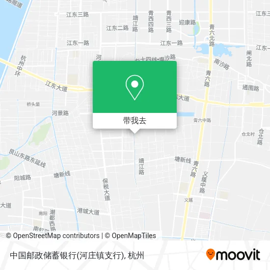 中国邮政储蓄银行(河庄镇支行)地图