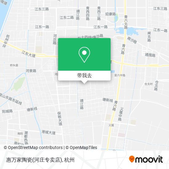 惠万家陶瓷(河庄专卖店)地图