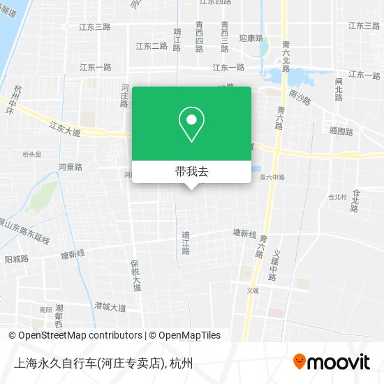 上海永久自行车(河庄专卖店)地图