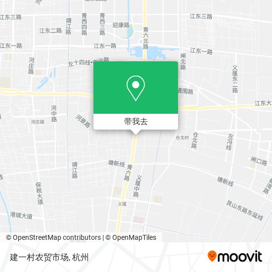 建一村农贸市场地图
