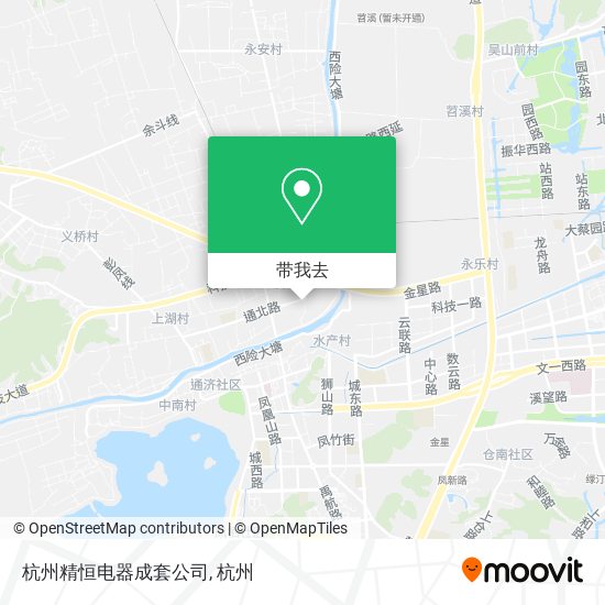 杭州精恒电器成套公司地图