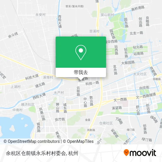 余杭区仓前镇永乐村村委会地图