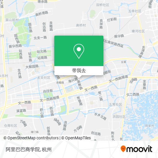 阿里巴巴商学院地图