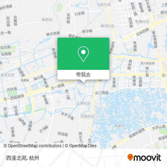 西溪北苑地图