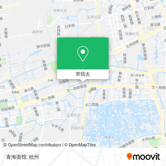 青海面馆地图