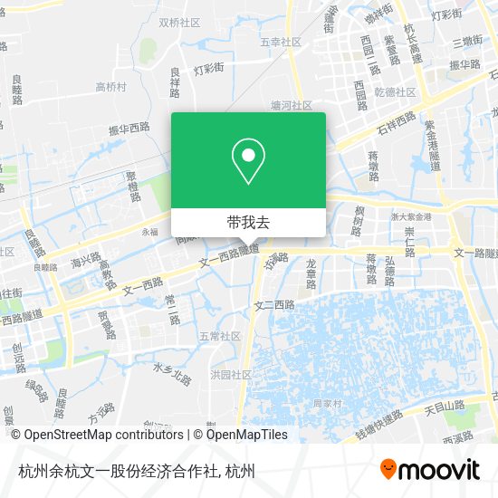 杭州余杭文一股份经济合作社地图
