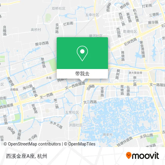 西溪金座A座地图
