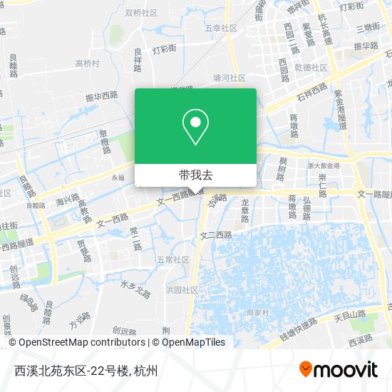 西溪北苑东区-22号楼地图