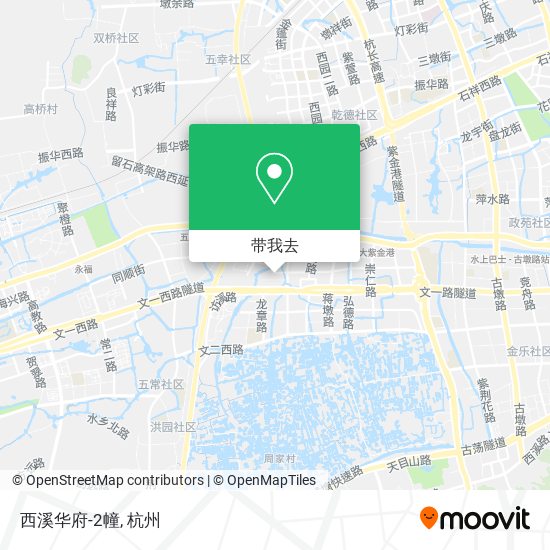 西溪华府-2幢地图