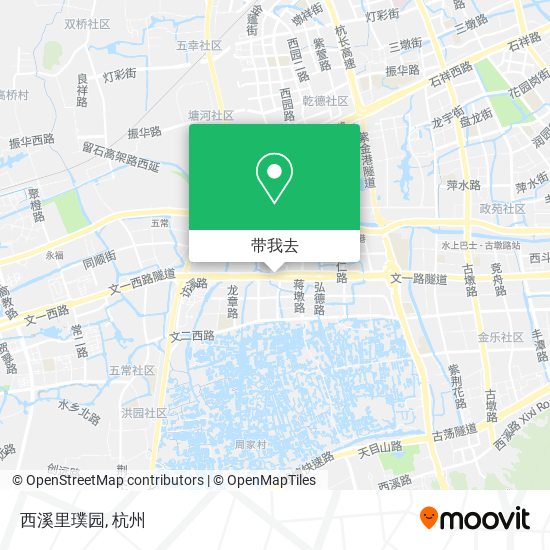 西溪里璞园地图