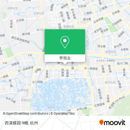 西溪蝶园-9幢地图