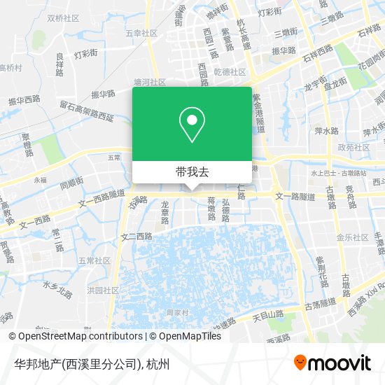 华邦地产(西溪里分公司)地图
