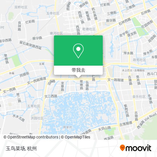 玉鸟菜场地图