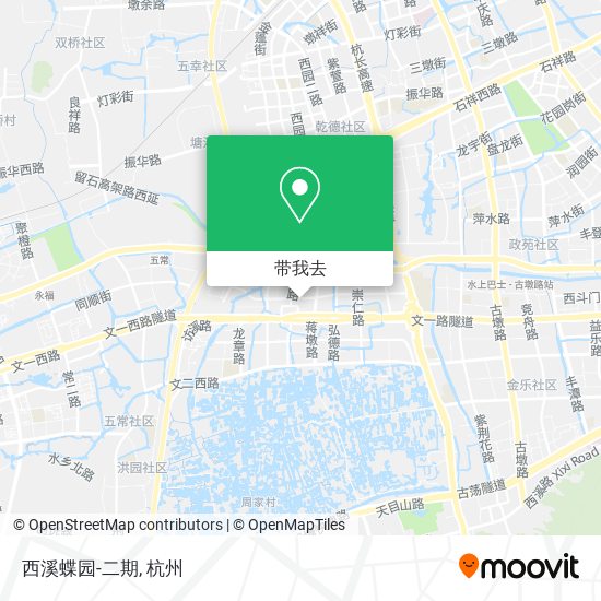 西溪蝶园-二期地图