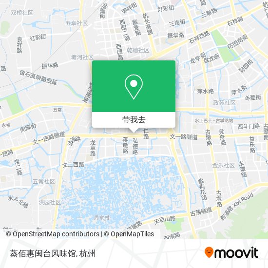 蒸佰惠闽台风味馆地图