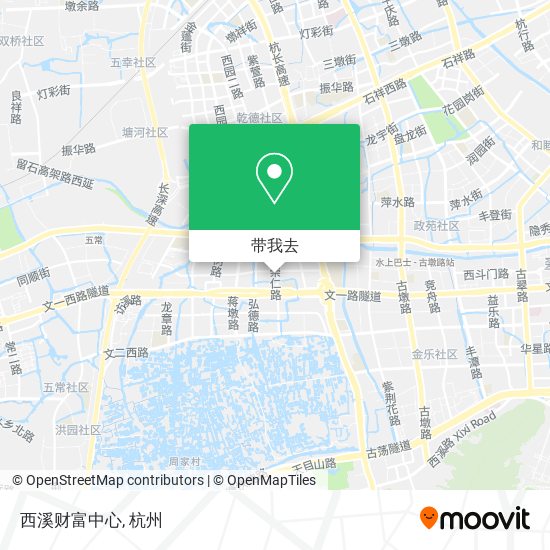 西溪财富中心地图