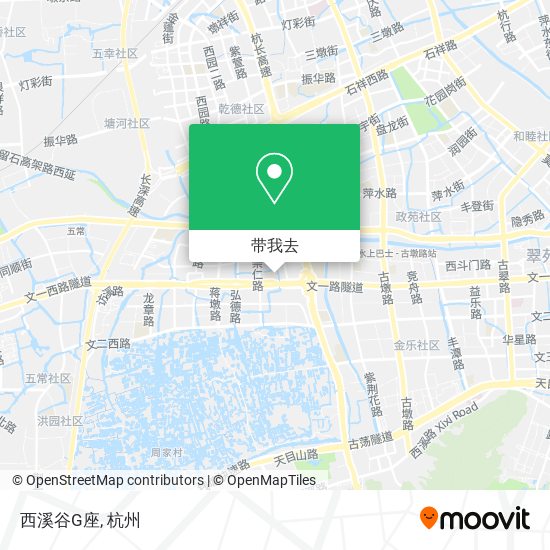 西溪谷G座地图