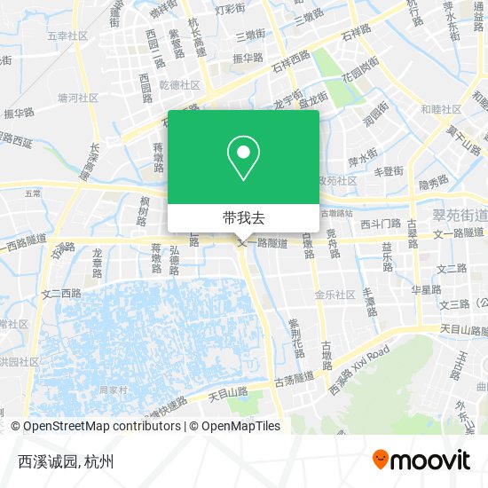 西溪诚园地图