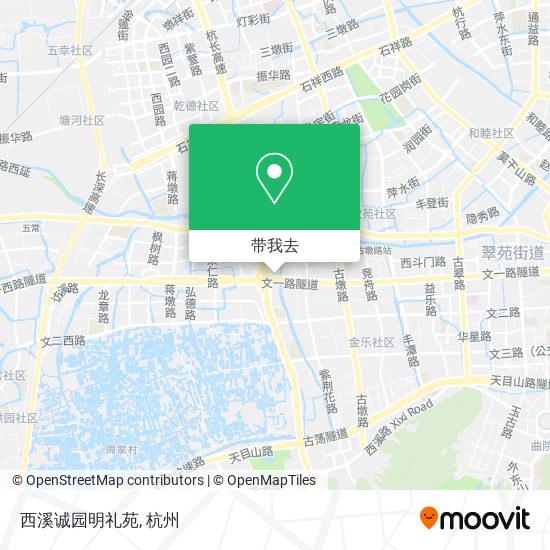 西溪诚园明礼苑地图