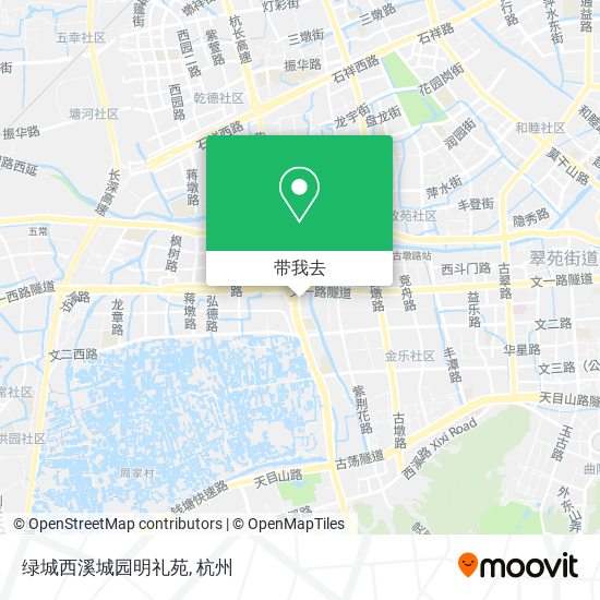 绿城西溪城园明礼苑地图