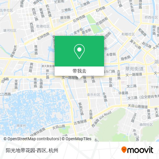 阳光地带花园-西区地图