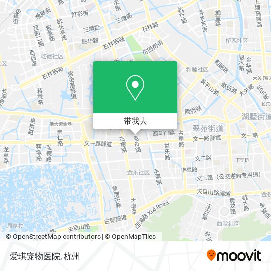 爱琪宠物医院地图