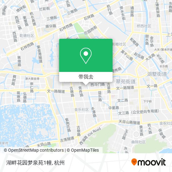 湖畔花园梦泉苑1幢地图