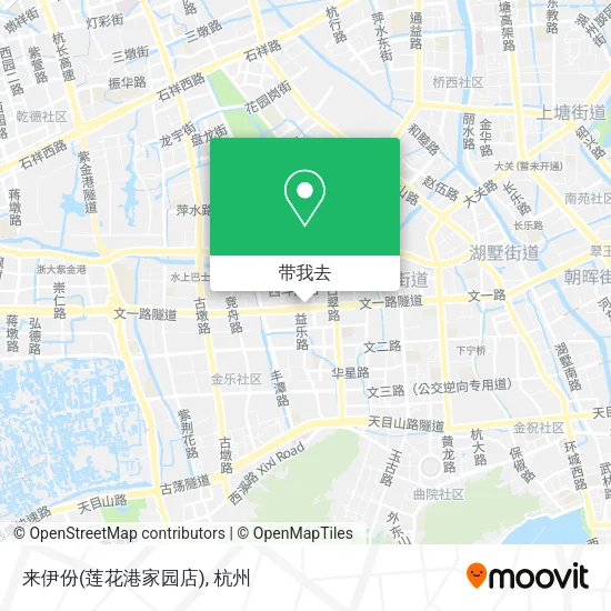 来伊份(莲花港家园店)地图