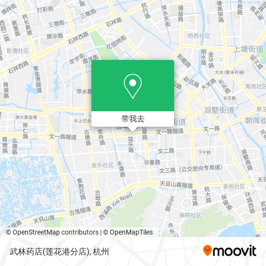 武林药店(莲花港分店)地图