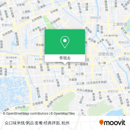 众口味米线·粥品·套餐·经典拌面地图