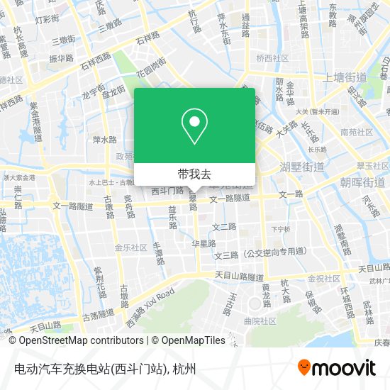 电动汽车充换电站(西斗门站)地图