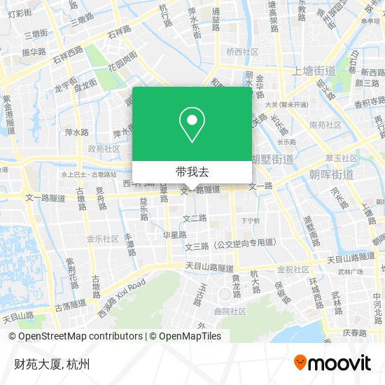 财苑大厦地图
