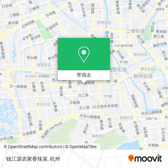 钱江源农家香辣菜地图