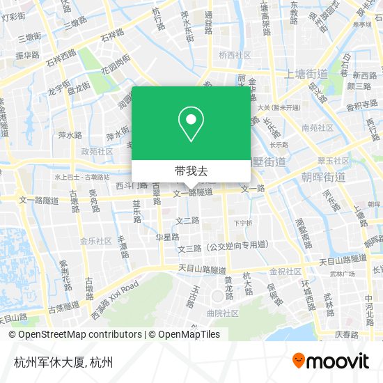 杭州军休大厦地图