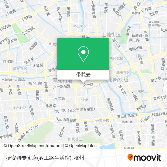 捷安特专卖店(教工路生活馆)地图