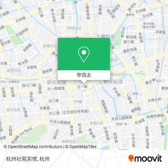 杭州社苑宾馆地图