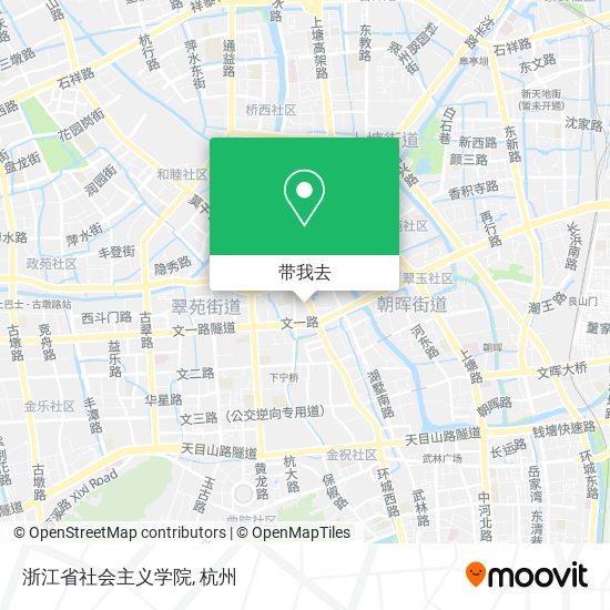 浙江省社会主义学院地图