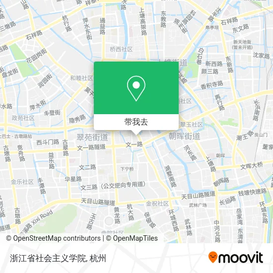 浙江省社会主义学院地图
