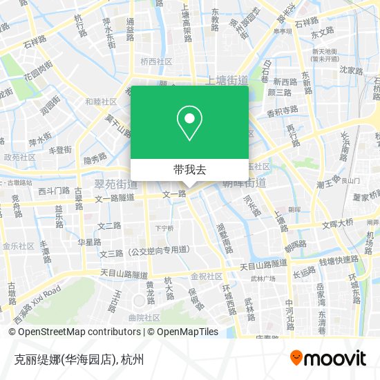 克丽缇娜(华海园店)地图