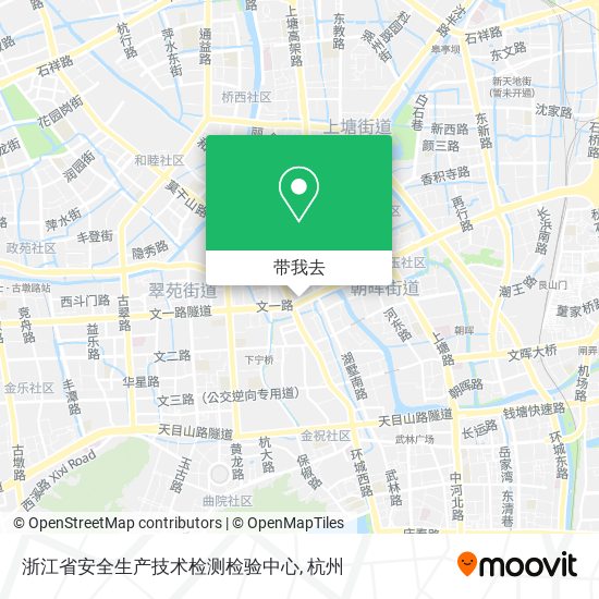 浙江省安全生产技术检测检验中心地图