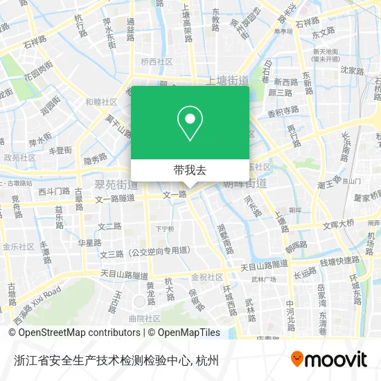 浙江省安全生产技术检测检验中心地图