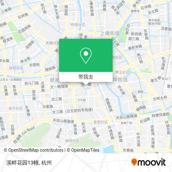 溪畔花园13幢地图