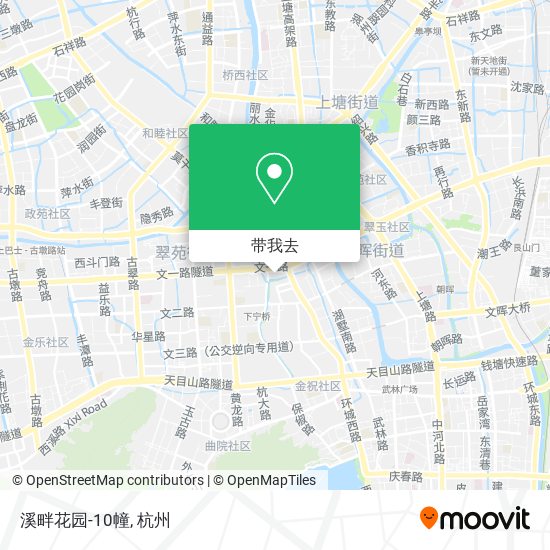 溪畔花园-10幢地图