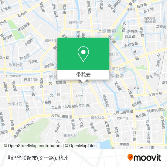 世纪华联超市(文一路)地图