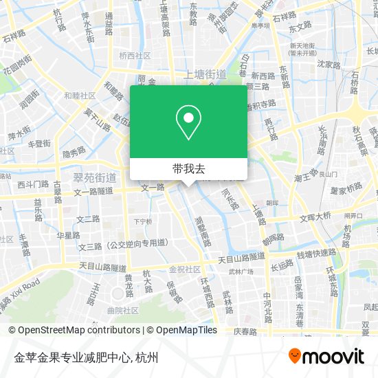 金苹金果专业减肥中心地图