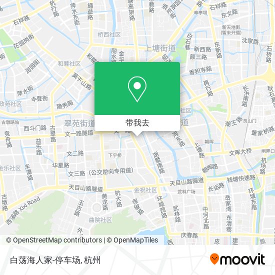 白荡海人家-停车场地图