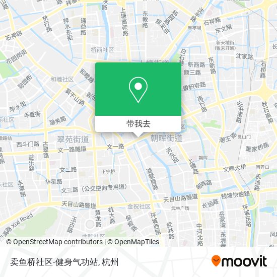 卖鱼桥社区-健身气功站地图