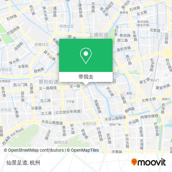 仙景足道地图